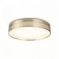 Modern round led ceiling light fixture in gold finish 30 x 30 x 5cm