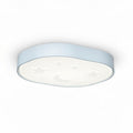 Ceiling light fixture with star and moon design in white 40 x 30 x 8cm
